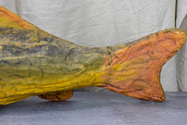 Large vintage French paper mache fish Online