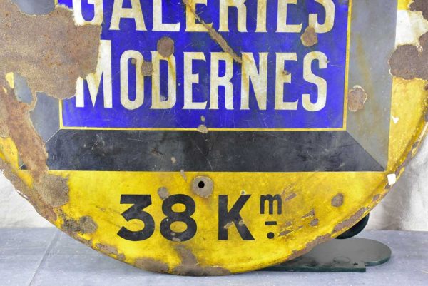 Antique French road sign Fashion