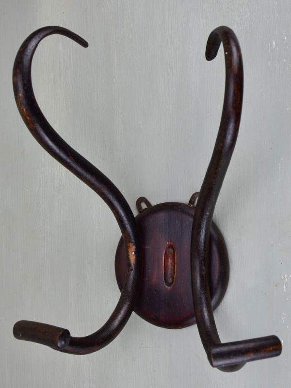 Double coat hook - Antique French Thonet Discount