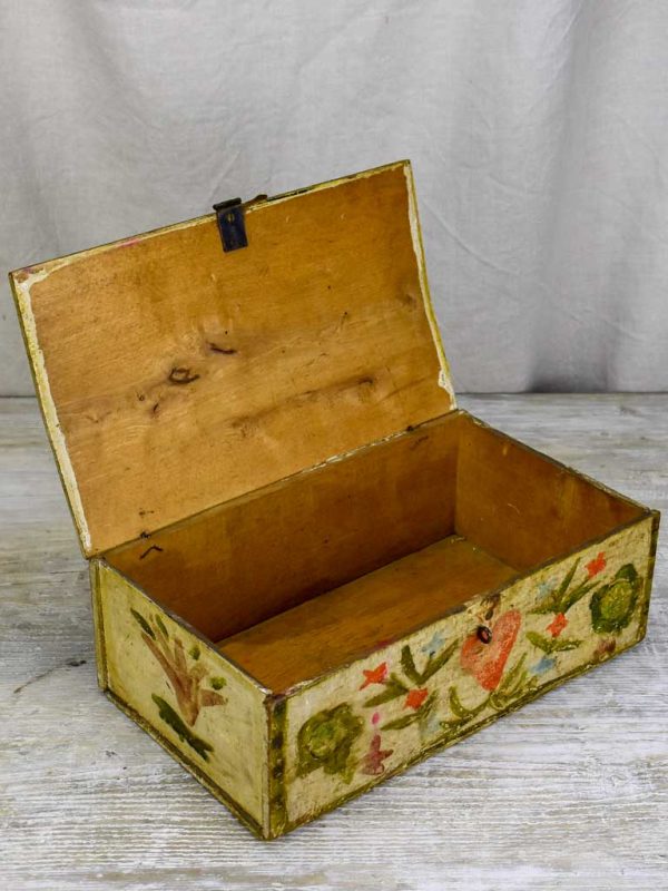 18th Century hand painted French marriage chest Sale