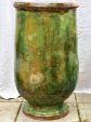 19th Century Anduze olive jar with green glaze - large 35¾  Sale