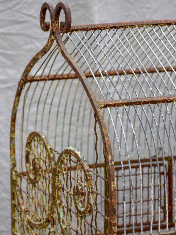 Very large antique French birdcage For Cheap