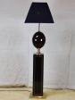 Vintage Le Dauphin floor lamp - black For Sale