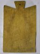 Antique French cutting board with pointed shoulders 12 ½   Sale