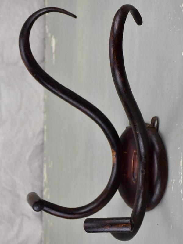 Double coat hook - Antique French Thonet Discount