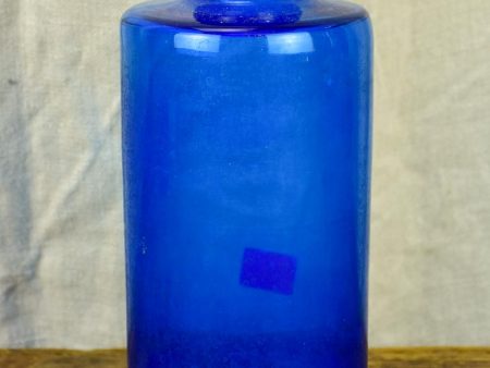 Antique blue French apothecary glass jar Fashion