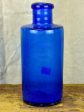 Antique blue French apothecary glass jar Fashion