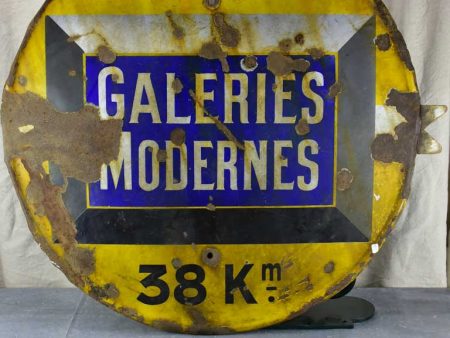 Antique French road sign Fashion