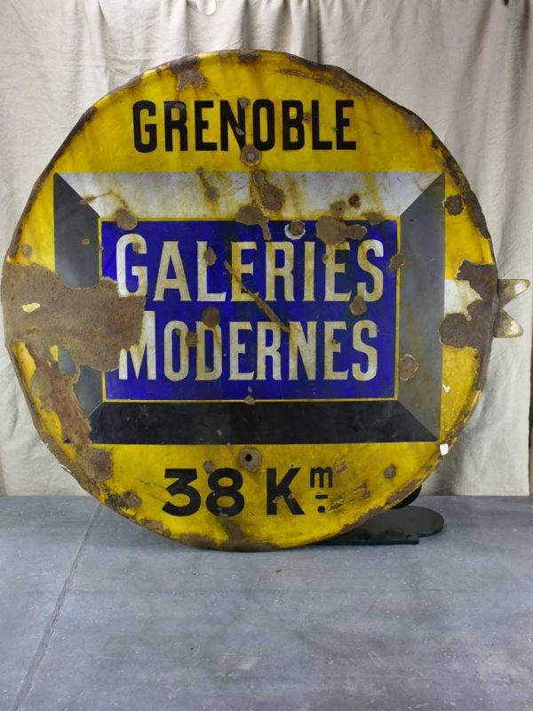 Antique French road sign Fashion