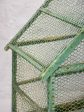 Rustic antique French birdcage with green patina 23¾  For Cheap