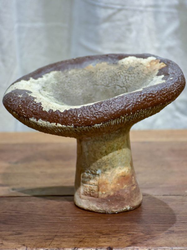 Mid Century French garden sculpture - mushroom Hot on Sale