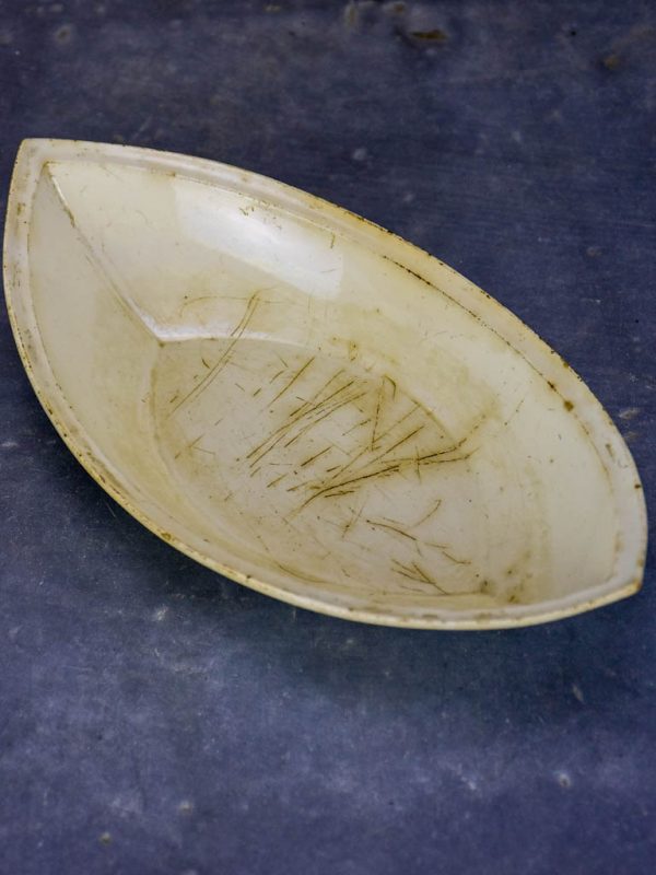 18th Century Creil presentation dish - boat shaped Online