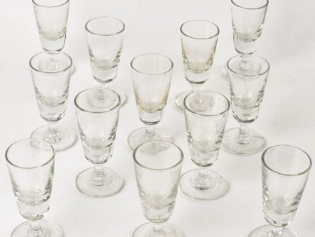 Set of 12 antique French absinthe glasses Online