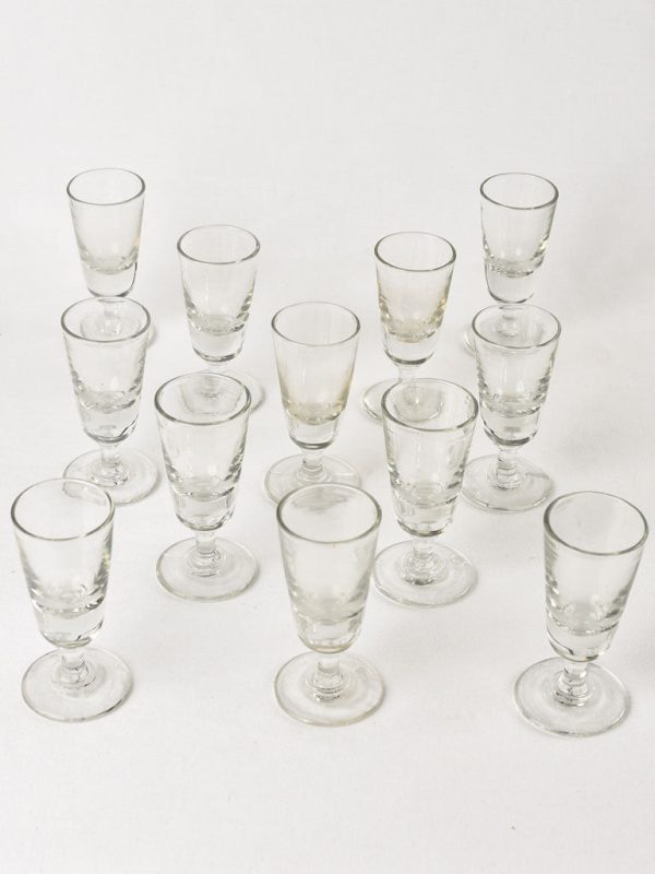 Set of 12 antique French absinthe glasses Online