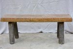 Early 20th Century faux bois garden bench Online now