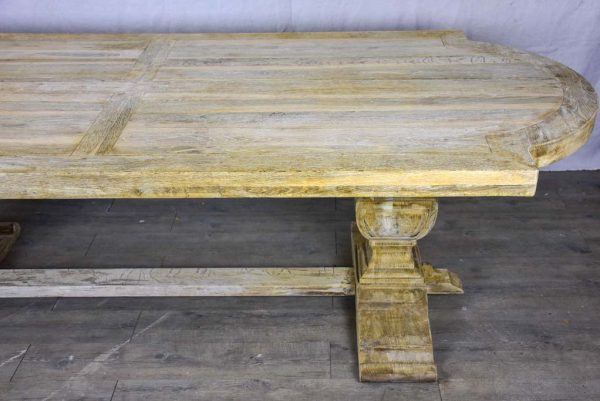 Antique French monastery dining table 98  x 39½  on Sale