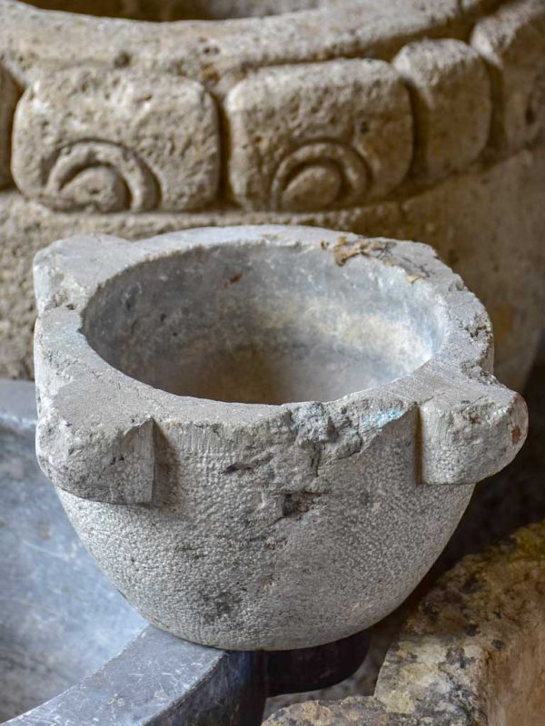 Antique kitchen stone mortar Hot on Sale