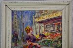 Market scene  - Scene du marche, Raphaël Dubois (1888-1960) 21¾  x 17  Fashion