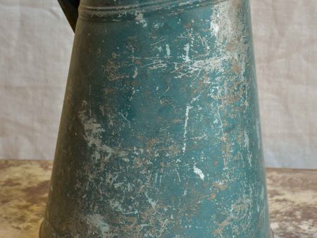 Antique French bathroom pitcher - zinc Online