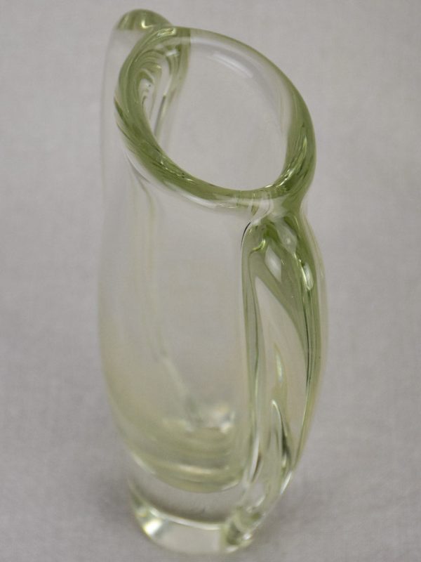 Mid century Swedish glass vase - 8¾  Supply