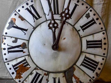 Very large antique French clock from a church Supply