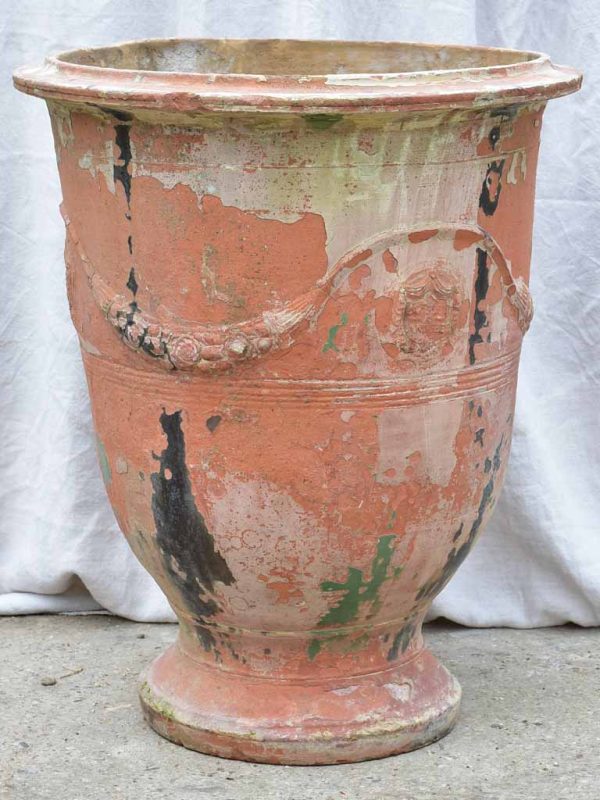 Large antique terracotta Anduze urn 31  Online Sale