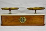 Napoleon III epicerie scales - marble and marquetry Online Hot Sale