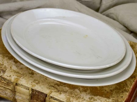 Three antique earthenware platters Cheap