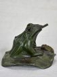 Antique French incense holder - frog Sale