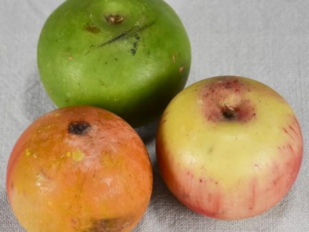 Collection of three vintage marble fruits Hot on Sale