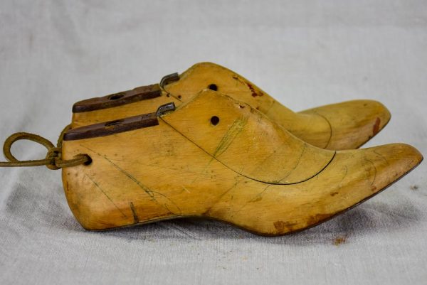 Pair of 1950 s French wooden shoestays Online Hot Sale