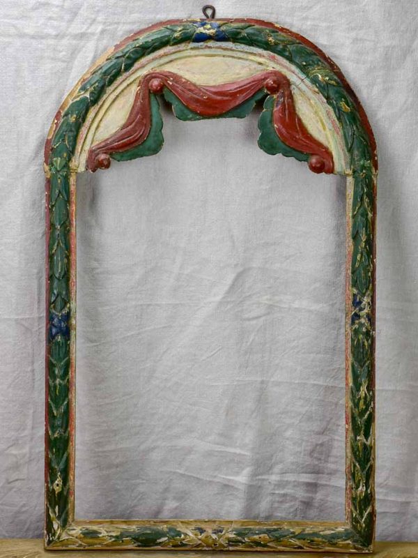 18th Century Louis XVI theatrical arched frame 19¾  x 32  For Discount