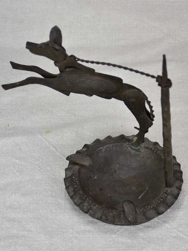 1930 s French ashtray - dog on a chain Discount