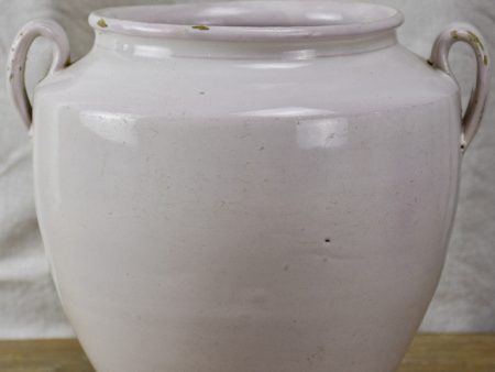 Antique French pot - white 8¼  Hot on Sale