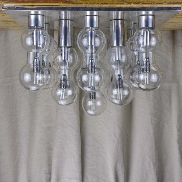 Very large  Doria Leuchten flush-mount light fixture from a French hotel. Sale