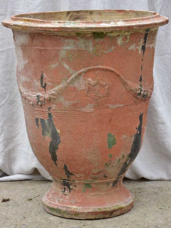 Large antique terracotta Anduze urn 31  Online Sale