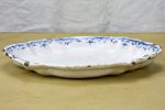 18th Century Moustiers platter - blue and white Online Sale