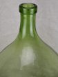 Antique French demijohn bottle - green Supply