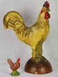 Early 20th-century French rooster - terracotta 13½  Cheap