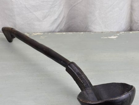 Very large late 19th Century primitive wooden ladle Online Sale