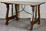 Late 17th Spanish walnut console   writing table 32¾  x 49½  For Sale