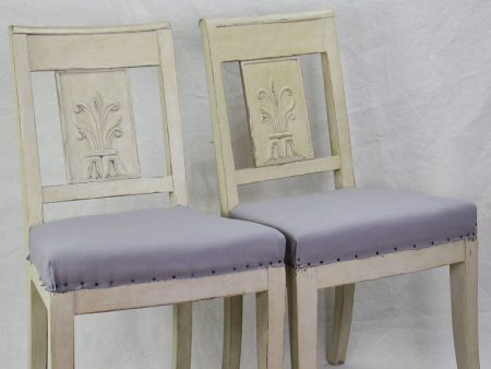 Set of eight early nineteenth-century French dining chairs For Cheap