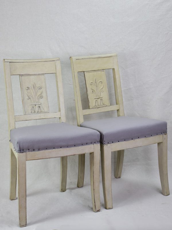 Set of eight early nineteenth-century French dining chairs For Cheap