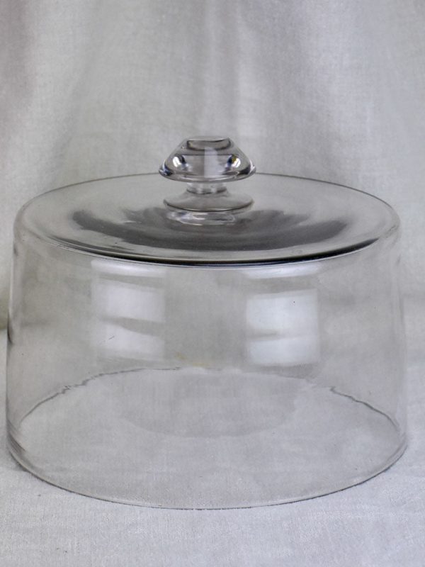 19th Century blown glass patisserie dome 10¾  x 8¼  Supply