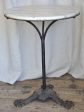 Antique Round Marble Claw Foot Bistro Table Online now