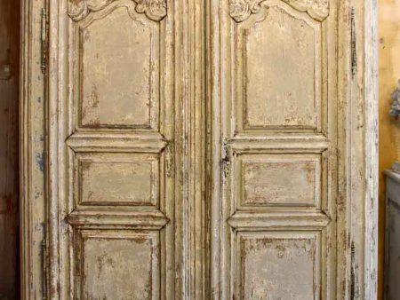 18th Century French armoire with patina finish Discount