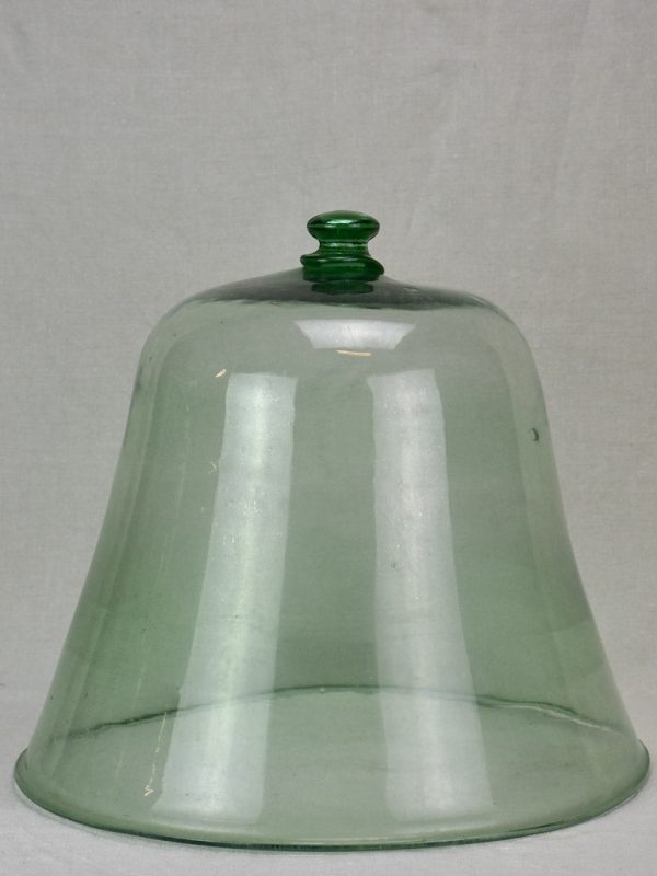 Antique French blown glass melon dome 14¼  For Discount