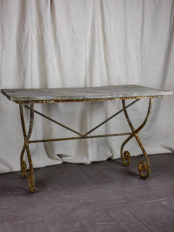 Antique French marble table - rectangular For Cheap