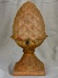 Vintage French pinecone finial - terracotta Hot on Sale