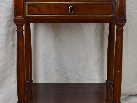 Antique French writing table with marble top Cheap